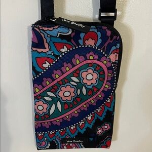 Vera Bradley Colorful Floral Crossbody Bag
Clear on one side to show ID.sturdy